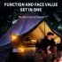Portable Retro Usb Outdoor Led Camping Light Searchlight Hanging Tent Light Work Lamp With Handle LY14 USB cable
