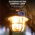 Portable Retro Usb Outdoor Led Camping Light Searchlight Hanging Tent Light Work Lamp With Handle LY14 USB cable