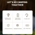 Portable Retro Usb Outdoor Led Camping Light Searchlight Hanging Tent Light Work Lamp With Handle LY15 USB cable