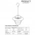 Portable Retro Usb Outdoor Led Camping Light Searchlight Hanging Tent Light Work Lamp With Handle LY13 USB cable
