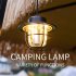 Portable Retro Usb Outdoor Led Camping Light Searchlight Hanging Tent Light Work Lamp With Handle LY13 USB cable