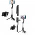 Portable Selfie Stick Phone Tripod Quick Assembly 7 Sections Expansion Selfie Rod Mobile Phone Selfie Stick Stable Tripod  Cell Phone Tripod Support For Travel V