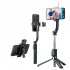 Portable Selfie Stick Phone Tripod Quick Assembly 7 Sections Expansion Selfie Rod Mobile Phone Selfie Stick Stable Tripod  Cell Phone Tripod Support For Travel V