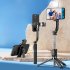 Portable Selfie Stick Phone Tripod Quick Assembly 7 Sections Expansion Selfie Rod Mobile Phone Selfie Stick Stable Tripod  Cell Phone Tripod Support For Travel V