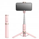 Portable Selfie Stick Tripod Stand Lightweight Handheld Mobile Phone Stand Extension Stabilizer Rod Accessories Sturdy Aluminium Alloy Rod Extendable Phone Tripod Q12 pink