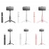 Portable Selfie Stick Tripod Stand Lightweight Handheld Mobile Phone Stand Extension Stabilizer Rod Accessories Sturdy Aluminium Alloy Rod Extendable Phone Trip