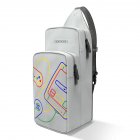 Portable Shoulder Storage Bag Multifunctional Handle Travle Case Chest Bag Compatible For Switch Oled Ns EU Gray