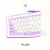 Portable Silent Foldable Silicone Keyboard Usb Flexible Soft Waterproof Roll Up Keyboard For Pc Laptop green