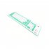 Portable Silent Foldable Silicone Keyboard Usb Flexible Soft Waterproof Roll Up Keyboard For Pc Laptop green