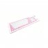 Portable Silent Foldable Silicone Keyboard Usb Flexible Soft Waterproof Roll Up Keyboard For Pc Laptop pink