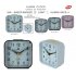 Portable Silent Noctilucence Alarm Clock with Night Light Snooze Function for Kids Table Desktop Beside blue