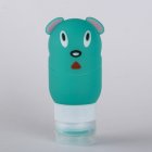 Portable Silicon Travel Bottle Cute Dog Shape Empty Container Cosmetic Carry-on Jar