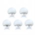Portable Silicone Night Lights Mushroom shaped Cute Naughty Expression For Kids Room random expression