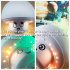 Portable Silicone Night Lights Mushroom shaped Cute Naughty Expression For Kids Room random expression