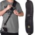 Portable Slr Digital Camera Strap With Bottom Plate Compatible For Canon Nikon Sony Quick Camera Accessories black