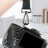 Portable Slr Digital Camera Strap With Bottom Plate Compatible For Canon Nikon Sony Quick Camera Accessories black