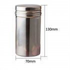 Portable Small Size Tea Caddy Storage Box for Outdoor Travel Use Small 275 ml