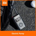 Original XIAOMI Portable Smart Digital Tire Pressure Detection Electric Inflator Pump for Bike Motorcycle Car Football black