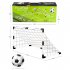 Portable Soccer Goal Net Set Children Sports Practice Soccer Goals With Soccer Ball Training Toys For Kids Gifts As shown