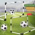 Portable Soccer Goal Net Set Children Sports Practice Soccer Goals With Soccer Ball Training Toys For Kids Gifts As shown