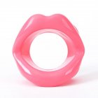 Portable Soft Silicone Face Slimmer Smile Facial Muscle Exerciser Smiling Trainer Pink_Lite (PP bag)