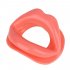 Portable Soft Silicone Face Slimmer Smile Facial Muscle Exerciser Smiling Trainer Pink Lite  PP bag 