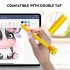 Portable Soft Silicone Cartoon Pencil Case Capacitive Pen Protective Sleeve Compatible For Ipencil Second Generation Pen pink