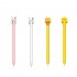 Portable Soft Silicone Cartoon Pencil Case Capacitive Pen Protective Sleeve Compatible For Ipencil Second Generation Pen pink