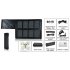Portable Solar Battery   No more messy cables  no more multiple power adapters  charge your electronic gadgets with this powerful solar charger