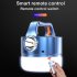 Portable Solar Camping Lantern 3 Modes USB Rechargeable Flashlight Blue