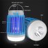 Portable Solar Lamp With Built in Hooks Electric Led Light For Home Office Garage Campsite Garden W005 blue