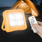 Portable Solar Led Work Light 6000mah Battery Usb Rechargeable Outdoor Waterproof Camping Tent Light Flashlight remote control