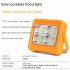 Portable Solar Led Work Light 6000mah Battery Usb Rechargeable Outdoor Waterproof Camping Tent Light Flashlight remote control
