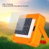 Portable Solar Led Work Light 6000mah Battery Usb Rechargeable Outdoor Waterproof Camping Tent Light Flashlight remote control