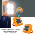 Portable Solar Led Work Light 6000mah Battery Usb Rechargeable Outdoor Waterproof Camping Tent Light Flashlight remote control