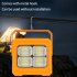 Portable Solar Led Work Light 6000mah Battery Usb Rechargeable Outdoor Waterproof Camping Tent Light Flashlight remote control