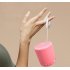 Portable Speaker Bluetooth4 2 Mini Wireless Speaker Small Sound Box Built in 400mA Battery Support 32GB TF Card Hands free Calling Fresh Bright Color  Pink