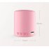 Portable Speaker Bluetooth4 2 Mini Wireless Speaker Small Sound Box Built in 400mA Battery Support 32GB TF Card Hands free Calling Fresh Bright Color  Pink