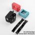Portable Speaker Protective Sleeve Bracket Silicone Case Compatible For Jbl Go3 Audio Storage Shell Outdoor Stand black