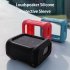 Portable Speaker Protective Sleeve Bracket Silicone Case Compatible For Jbl Go3 Audio Storage Shell Outdoor Stand black