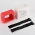 Portable Speaker Protective Sleeve Bracket Silicone Case Compatible For Jbl Go3 Audio Storage Shell Outdoor Stand black