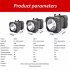 Portable Spotlights Flashlight Multifunctional Rechargeable Super Bright Long range 5000 Xenon Outdoor Searchlight W845  Medium 