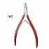 Portable Stainless Steel Nail Art Cuticle Nipper Cutter Clipper Manicure Pedicure Tools Nail Scissors Rose gold
