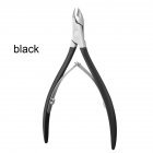 Portable Stainless Steel Nail Art Cuticle Nipper Cutter Clipper Manicure Pedicure Tools Nail Scissors black
