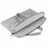Portable Storage Bag Oxford Cloth Laptop Bag Waterproof Protective Storage Bag light grey 15 6 inches
