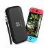 Portable Storage Bag Pouch Lightweight Waterproof Case Built in 5 Game Card Slots Game Accessories For Nintendo Switch silver
