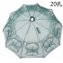 Portable Sturdy Fish Mesh Net Umbrella type Cast Net Fishing Tackle Accessory 20 entrance