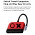 Portable Switch Usb Charging  Station With Hdmi compatible Standby Usb 3 0 Port C Tv Red