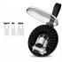 Portable Telescopic Spring Data Cable With Storage Box 3 in 1 Charging And Data Transfer Usb Charging Cable Adapter black