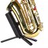 Portable Tenor Saxophone Stand Folding Sax Holder Tripod Bracket black